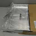 6 Pack Half Size Baking Sheet Pan Set, Aluminum Commercial Quality Cookie Sheet for Baking or Roasting, Large Thick Baking Tray Prevents Warping, 13" x 18" Cookie Tray Pan