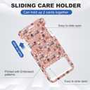 2 x Retro Rainbow Id Badge Holder with Lanyard,Retractable Badge Holders Reels,Breakaway Lanyards for ID Badges,Cute Fashion Key Chain Keychains,Badge Clips for School Office