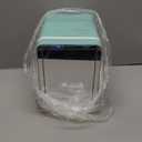 Skincare Fridge With Dimmable LED Light Mirror, 4L Mini Fridge For Desktop, Travel or Cool & Heat, Makeup Fridge for Cosmetics, Skin Care and Food, Green