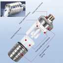Float Valve1/2" 3/4" Auto Shut Off Mini Float Valve,304 Stainless Steel Auto Water Level Control Valve for Water Tank,Pool,Water Tank, Livestock Troughs 2pcs