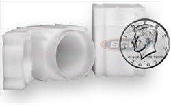 Square Half Dollar Coin Tube(Qty=10 Tubes) by CoinSafe