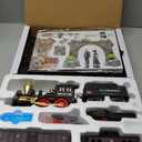 Train Set for Kids - Electric Remote Control Train Track Around Christmas Tree, Steam Locomotive Engine Train Railway Kits w/Smoke, Light & Sounds, Christmas Toys Gifts for 3 4 5 6 7 8 Year Old Kids