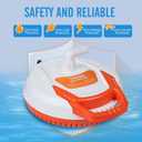 YOKING Automatic Pool Cover Pump, 1/4 HP 1500GPH Swimming Pool Submersible Water Sump Pump, 115/230V with 26ft Power Cord and 2 Adapters Water Removal for Pool, Hot Tub, Pond