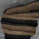 Basic Beyond Chair Cushions for Dining Chairs 6 Pack, Kitchen Chair Cushion with Ties and Non Slip Backing, 15.5 x 15.5 inches Tufted Chair Pads for Dining Chairs, Brown