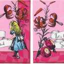 Talking Tables | 20 x Alice in Wonderland Disposable Paper Napkins, Mad Hatter Afternoon Tea Party Decorations Serviettes for Onederland Kids First Birthday Party, Baby Shower, Decoupage, Recyclable