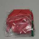 Chef Aprons for Women with 3 Pockets, Kitchen Work Apron for Cooking, Cotton Short BBQ Apron with Ultra-Long Belt (Red)