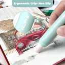 Nicpro 6 Pack Rotary Retractable Erasers, Soft TPE Rubber Twist Large Pencil Erasers in Cute Macaron Colors, Clean-Erasing Eraser for Kids & Students, School Office Supplies Stationary Set