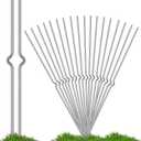 Pack of 24 Galvanized Steel Metal Yard Sign Stakes 14 inch for Corrugated Plastic Signs Halloween Tombstone Christmas Thanksgiving Yard Signs Holder