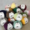 Baby Cotton Yarn, 55% Cotton 45% Acrylic, Fine (2) for Crochet and Knitting 4x1.76 Oz (4x50g) / 4x177 Yrds (4x162m), Soft Yarn, Amigurumi Yarn