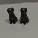 Honeydak 2 Pack Toilet Bolt Caps Decorative Dog Toilet Bolt Screw Covers Cute Ceramic Bathroom Decor Fun Themed Gadgets Bathroom Replacement Parts (Yellow)