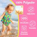 3 x Babygoal Baby & Toddler Girl and Boy Swim Diapers, Reusable Adjustable Washable One Size Fits 6M-3T Gifts and Swimming Lessons 3 Pack 3ZSD04