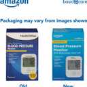 Amazon Basic Care Blood Pressure Monitor, Wide Range Arm Cuff, Intelligent Inflation Technology, Home Monitoring, Hypertension Indicator, Irregular Heartbeat Detection, Large (Previously Healthwise)