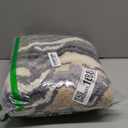 DEXI Bathroom Rug Mat 24x36, Soft and Absorbent Marble Bath Mats for Bathroom, Non Slip Machine Washable Bathmat for Shower Floor, Tub, Sink, Grey and Beige