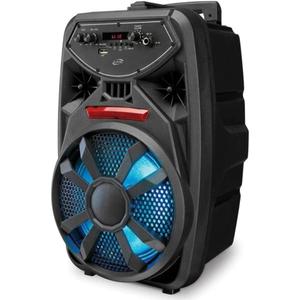iLive Electronics Wireless Tailgate Party Speaker, LED Light Effects, Built-in Rechargeable Battery, Black (ISB380B)