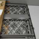 MYPET North States Paws Portable Pet Gate: 26-40" Wide. Pressure Mount. No Tools Needed. Made in USA, 23" Tall, Expandable, Durable Dog Gates for Doorways, Fieldstone Gray
