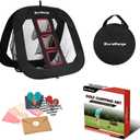 Pop-Up Golf Chipping Net - Ultimate Target Training Chip Aids for Precision & Distance, Outdoor | Indoor Practice, Golfer Gift (Only 1 Black Net)