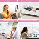 LANGREE Remote Page Turner for Kindle Paperwhite Oasis Kobo eReaders, Kindle Accessories, Page Turner Clicker for ipad Tablets Phone Reading Novels Taking Photos, Kindle Remote with Power Display Pink