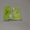 3 x MAFIMOEA50/40/30Pcs Paddle Tail Swim Baits Lures Fishing Soft Plastic Lure Kit for Bass Trout Walleye Crappie 5.5cm 6.5cm 7.5cm (YELLOW)