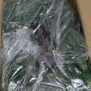 DearHouse Pine Garland Christmas Decoration, Artificial Greenery Garland Norfolk Pine Leaves and Eucalyptus for Holiday Season Mantel Fireplace Table Runner Centerpiece (Pine Garland with Eucalyptus)