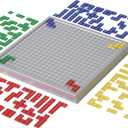 Mattel Games Blokus XL Board Games for Family Night, Brain Games for 2 to 4 Players, Oversized Board and Pieces