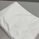 H.VERSAILTEX Linen Blackout Curtains 54 Inches Long 100% Blackout Thermal Insulated Textured Linen Look Curtain Draperies Anti-Rust Grommet, Energy Saving with White Liner, 2 Panels, Bright White