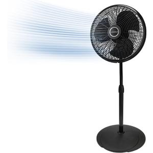 Lasko 2527 16" Performance Pedestal Fan, Black