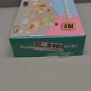 Peccvon 35PCS Wooden Dollhouse Furniture Set with Dolls for 5 Rooms Kits, Doll House Accessories Furniture Toys for Toddlers, Pretend Play Toys Christmas Birthday Gift for Girls and Boys, 3+