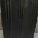 Kono Lightweight 28 Inch Expandable Luggage with Quiet Spinner Wheels TSA Lock, Scratch and Drop Resistant PC+ABS Hardside Durable Large Checked Suitcase, Black & Brown