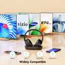 SKYCOMET Wireless Headphones for TV, TV Headphones Wireless for Seniors with Transmitter Charging Base, Perfect Audio Sync, Ideal Gift for The Mom, Seniors, Parents