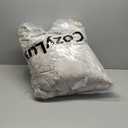 CozyLux Queen Seersucker Comforter Set with Oatmeal Bed in a Bag 7-Piece All Season Bedding Set with Comforter, Pillow Sham, Flat Sheet, Fitted Sheet, Pillowcase