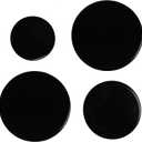 4Pcs Upgraded Stove Burner Cap Set Compatible with Whirlpool Maytag KitchenAid Stoves Replace#: W11605759 AP7192865 W11435570 W11352138 PS16731145