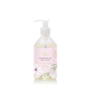 Thymes Hand Wash - Moisturizing Hand Soap Dispenser with Pump - Skin Care - Hydrating Liquid Soap Scented with Notes of Willow, Magnolia Blossoms, Jasmine, & White Mahogany (Magnolia Willow, 9 fl oz)