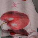 Pink Cherry Bow Comforter Set 7 Piece Bed in a Bag Twin,Cute Silk Ribbon Bowknot Bedding Set,Princess Bow Tie Comforter and Sheet Set Dreamy Kawaii Bed Set,Girly Light Pink Room Decor Aesthetic