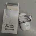 GAOY Mini UV Light for Gel Nails, Small Curing Light, Eggshell LED Nail Lamp, Fast Curing, White