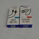 Lot of 2 (4 Foot Sync& Charge Cable And 6 Foot Silicone Rubber Sync& Charge Cable)