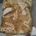 Unnivoll Fleece Baby Sleep Sack 0-6 Months Long Sleeve 2.0 Tog Baby Wearable Blanket with 2-Way Zipper Warm Sleeping Sack for Toddler Infant Newborn - Small Brown & White Elephant