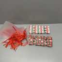 Xinnun 50 Packs Christmas Cracker Kit No Snap Xmas Party Table Favors Snowflake Reindeer DIY Christmas Party Cracker Candy Boxes for Holiday Dinner Decoration Gift (Ripple Style)