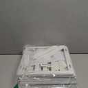 White Bamboo Shoe Rack - Vertical Shoe Rack for Small Spaces