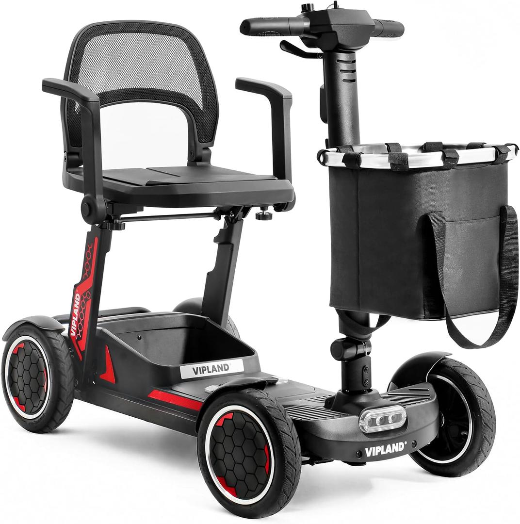 Large Lightweight Foldable Mobility Scooter with 20 Miles Range