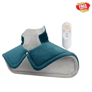 Heating Pad for Neck Shoulders Back, Valentines Day Gifts for Her Him, Weighted Heated Pad Neck Wrap Warmer for Mom Dad, Anniversary | Birthday Gifts for Women Men Wife Husband Girlfriend Boyfriend