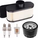 FR691V Tune Up Kit for Kawasaki FR651V FR730V FS481V FS541V FS600V FS730V FS651V 4-Stroke Engine Lawn Mower 11013-7047 Air Filter FR691V Oil Change Kit AM125424 492932 49065-7007 Oil Filter