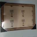 8x11 Wood Frame Brown, Natural Wooden 11x8in Picture Frames, Modern Golden 8 x 11inch Gallery Photo Pic Frame with HD Plexiglass, Horizontal Vertical Wall Mounting Tabletop Display 1Pcs