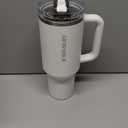 STANLEY Quencher ProTour Flip Straw Tumbler with Leakproof Lid | Built-In Straw & Handle | Cupholder Compatible for Travel | Insulated Stainless Steel Cup | BPA-Free (40 Ounces, Frost)