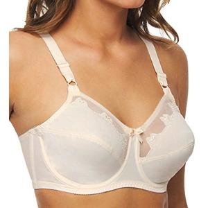 Bali Women's Flower Underwire Bra, Light Beige, 36C