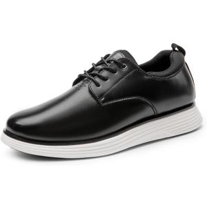 Bruno Marc Men's MaxFlex Dress Sneakers Casual Oxfords Shoes (8.5, Black)