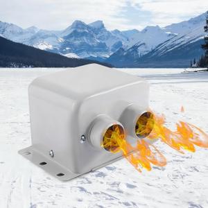 600W 12V Car Heater Defroster, Upgraded Portable Windshield Defogger with Dual Outlets, PTC Ceramic Fast Heating for SUV Truck Vehicle, Efficient Demisting & Anti-Frost Device