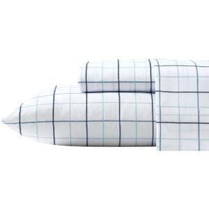 Nautica- Queen Sheet Set, Deep Pocket Fitted Sheet and Pillowcase Set, Casual Bedding Set (Clarkson Blue, Queen)