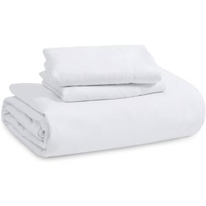 BEDSURE 3 Piece Set (2 Pillow Cases, Duvet Cover), Color White, Size Oversized Queen