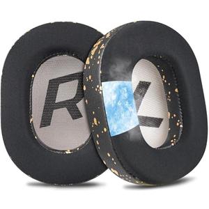 SOULWIT Cooling Gel Earpads Replacement for Plantronics BackBeat Pro 2, Voyager 8200 UC Headphones, Ear Pads Cushions with High-Density Noise Isolation Foam (Black Gold)