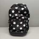 Rockland Double Handle Rolling Backpack, BLACKDOT, One Size